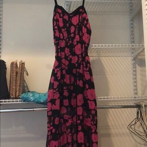 Flowered Maxi Dress.